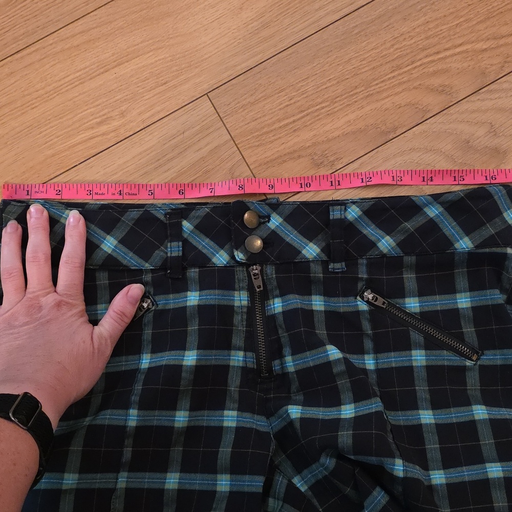 Vintage Y2K Wet Seal Plaid Low Rise Pants- 9 - Picture 14 of 15